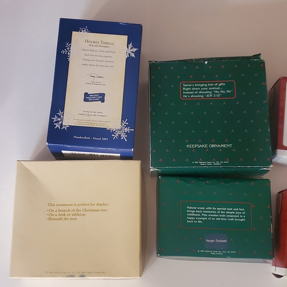 Hallmark Christmas Ornaments - Cars - Roadmaster, Santa Car  , fire eng LOT Of 6 - Picture 2 of 8